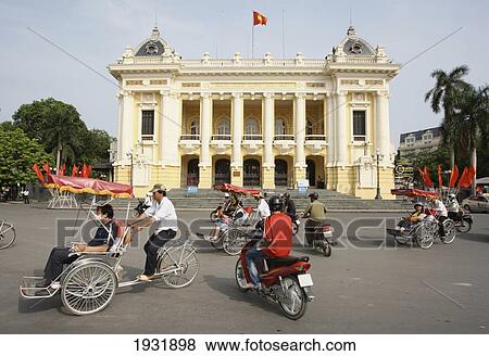 Stock Photo - Opera House; Hanoi Vietnam. Fotosearch