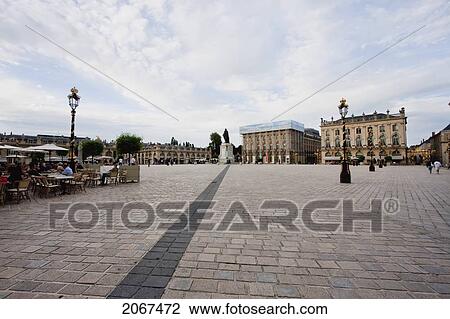 Stock Image - Opera-Theatre (Formerly The Bishop's Palace) And The Grand Hotel On Place Stanislas, Nancy, France. Fotosearch