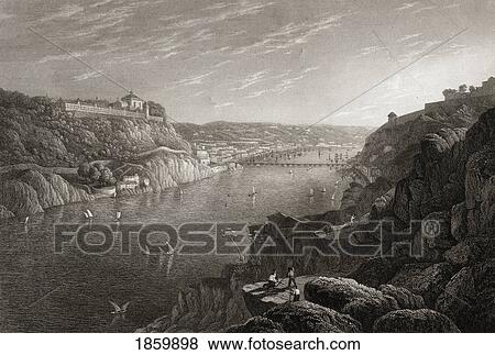 Oporto From Fontainhas From The Original Painting By Lt. Col. Batty F. R. S., From The Book “Select Views Of Some Of The Principal Cities Of Europe†Published London 1832. Engraved By T. Jeanons View Large Photo Image Stock Photo - Oporto From Fontainhas From The Original Painting By Lt. Col. Batty F. R. S., From The Book “Select Views Of Some Of The Principal Cities Of Europe†Published London 1832. Engraved By T. Jeanons. Fotosearch