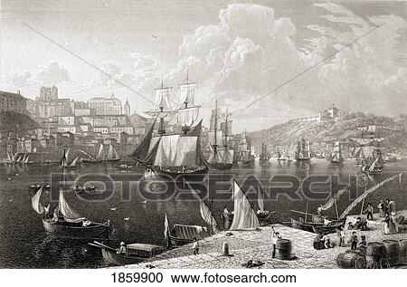 Oporto, From The Quay Of Villa Nova. From The Original Painting By Lt. Col. Batty F. R. S. From The Book “Select Views Of Some Of The Principal Cities Of Europe†Published London 1832. Engraved By R. Brandard. View Large Photo Image Stock Image - Oporto, From The Quay Of Villa Nova. From The Original Painting By Lt. Col. Batty F. R. S. From The Book “Select Views Of Some Of The Principal Cities Of Europe†Published London 1832. Engraved By R. Brandard.. Fotosearch