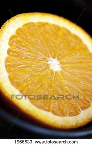 Orange Half, Fresh Cut. View Large Photo Image Stock Photo - Orange Half, Fresh Cut.. Fotosearch