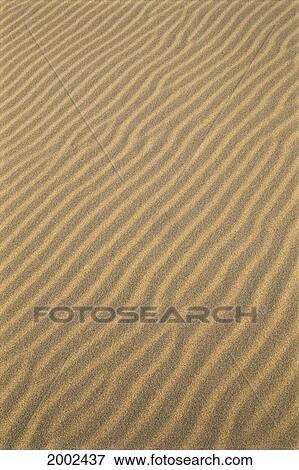 Stock Photo - Oregon Dunes National Recreation Area, Sand Patterns, Wave Like. Fotosearch