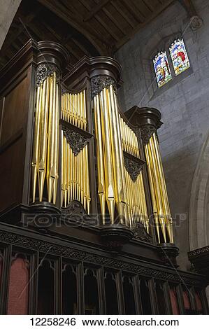 Organ in St Laurence's Church; Ludlow, Shropshire, England View Large Photo Image Stock Photograph - Organ in St Laurence's Church; Ludlow, Shropshire, England. Fotosearch