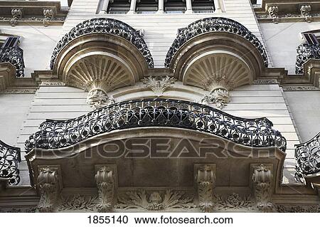 Ornate Balconies, Barcelona, Spain View Large Photo Image Stock Image - Ornate Balconies, Barcelona, Spain. Fotosearch