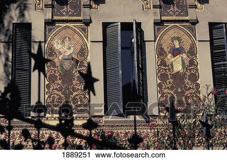 Ornate Building With Paintings Between Windows View Large Photo Image Stock Image - Ornate Building With Paintings Between Windows. Fotosearch