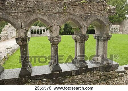 Ornate Columns Outside Ashford Castle; County Galway, Ireland View Large Photo Image Stock Photograph - Ornate Columns Outside Ashford Castle; County Galway, Ireland. Fotosearch