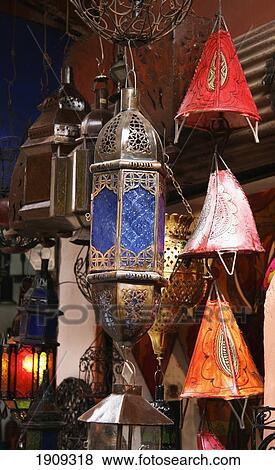 Ornate Moroccan Lanterns For Sale In Souk, Marrakech (Marrakesh), Marocco View Large Photo Image Stock Photo - Ornate Moroccan Lanterns For Sale In Souk, Marrakech (Marrakesh), Marocco. Fotosearch