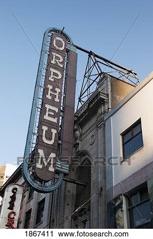 Stock Image - Orpheum, Vancouver, British Columbia, Canada. Fotosearch