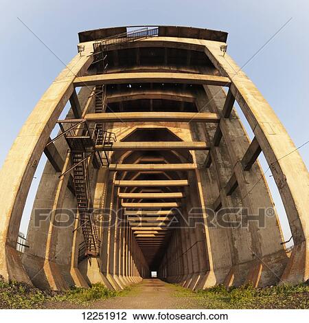 Stock Image - Orr dock; Thunder Bay, Ontario, Canada. Fotosearch