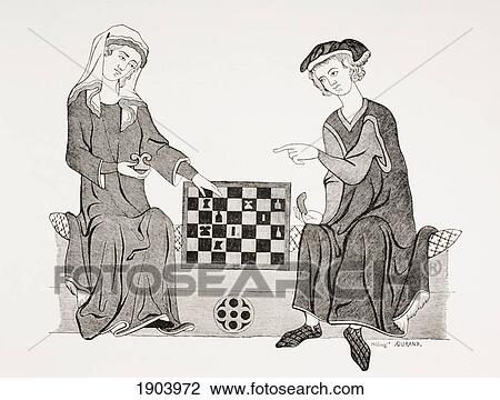 Othon Iv, Marquis Of Brandebourg, 1238 - 1308, Playing Chess With His Wife Hedwige De Habsbourg. From Les Artes Au Moyen Age, Published Paris 1873. View Large Photo Image Stock Image - Othon Iv, Marquis Of Brandebourg, 1238 - 1308, Playing Chess With His Wife Hedwige De Habsbourg. From Les Artes Au Moyen Age, Published Paris 1873.. Fotosearch