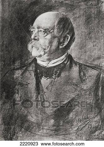 Stock Image - Otto Eduard Leopold, Prince Of Bismarck, Duke Of Lauenburg, 1815. Fotosearch
