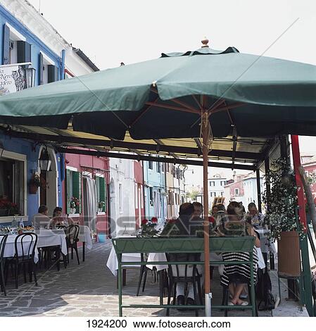 Outdoor Dining At Al Gatto Nero View Large Photo Image Stock Image - Outdoor Dining At Al Gatto Nero. Fotosearch