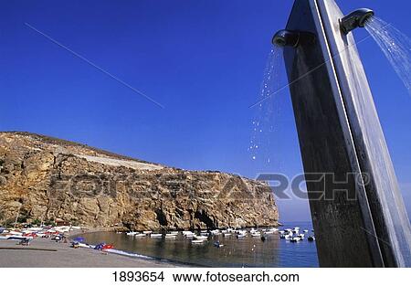Outdoor Shower On Beach View Large Photo Image Picture - Outdoor Shower On Beach. Fotosearch