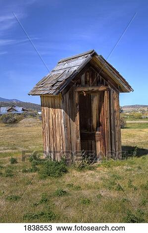 Outhouse; Nevada City, Montana, Usa View Large Photo Image Stock Image - Outhouse; Nevada City, Montana, Usa. Fotosearch