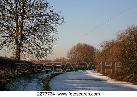 Oxford Canal frozen; Hillmorton, England View Large Photo Image Picture - Oxford Canal frozen; Hillmorton, England. Fotosearch