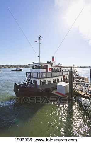 Paddle Wheeler Tour Boat On The Fraser River, New Westminster, British Columbia, Canada View Large Photo Image Stock Photograph - Paddle Wheeler Tour Boat On The Fraser River, New Westminster, British Columbia, Canada. Fotosearch