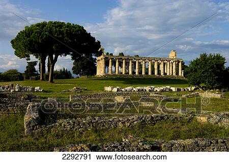 Paestum, Athena, Ruins, Campania, Italy View Large Photo Image Stock Image - Paestum, Athena, Ruins, Campania, Italy. Fotosearch