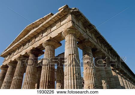 Paestum, Hera, Ruins, Campania, Italy View Large Photo Image Stock Photograph - Paestum, Hera, Ruins, Campania, Italy. Fotosearch