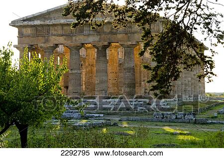 Paestum, Hera, Ruins, Campania, Italy View Large Photo Image Stock Photography - Paestum, Hera, Ruins, Campania, Italy. Fotosearch