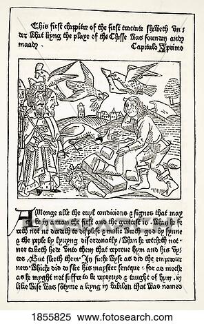 Page From The Book The Game Of The Chesse Printed By William Caxton In 1480. From The National And Domestic History Of England By William Aubrey Published London Circa 1890 View Large Photo Image Stock Photography - Page From The Book The Game Of The Chesse Printed By William Caxton In 1480. From The National And Domestic History Of England By William Aubrey Published London Circa 1890. Fotosearch