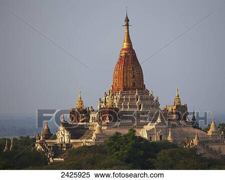 Stock Photography - Pagoda in Bagan, Upper Burma; Myanmar. Fotosearch