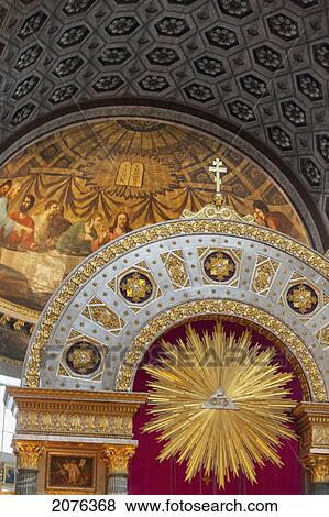 Painting And Ornate Design Inside Cathedral Of Our Lady Of Kazan; St. Petersburg Russia View Large Photo Image Stock Photo - Painting And Ornate Design Inside Cathedral Of Our Lady Of Kazan; St. Petersburg Russia. Fotosearch
