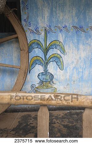 Stock Photography - Painting on a wall; Ratapata Village, Badamba, India. Fotosearch