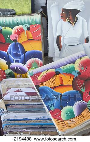 Paintings for sale, Puerto Plata, Dominican Republic. View Large Photo Image Stock Photo - Paintings for sale, Puerto Plata, Dominican Republic.. Fotosearch
