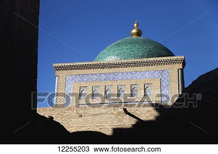 Pakhlavan Mahmoud Mausoleum, Ichan Kala Old City, Kizilkum desert; Khiva, Khwarezm region, Uzbekistan View Large Photo Image Stock Image - Pakhlavan Mahmoud Mausoleum, Ichan Kala Old City, Kizilkum desert; Khiva, Khwarezm region, Uzbekistan. Fotosearch