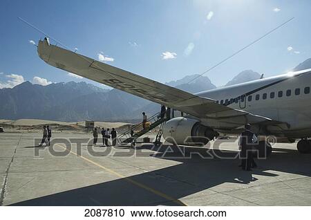 Pakistan International Airlines Boeing 737, Skardu Airport, Northern Areas, Pakistan View Large Photo Image Stock Image - Pakistan International Airlines Boeing 737, Skardu Airport, Northern Areas, Pakistan. Fotosearch