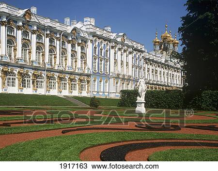 Stock Image - Palace And Garden. Fotosearch