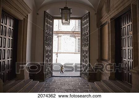 Stock Image - Palacio Clavijero, Morelia, Michoac. Fotosearch