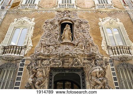Palacio Del Marques De Dos Aguas View Large Photo Image Stock Photo - Palacio Del Marques De Dos Aguas. Fotosearch