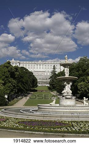 Palacio Real And Campo Del Moro Gardens View Large Photo Image Stock Image - Palacio Real And Campo Del Moro Gardens. Fotosearch