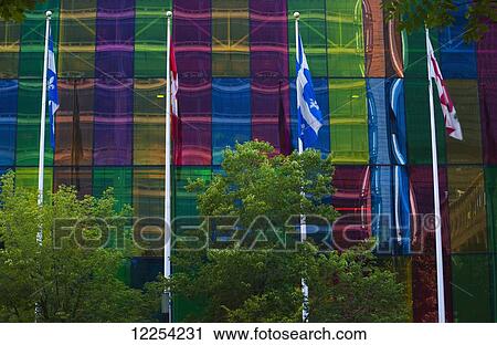 Stock Image - Palais des Congres; Montreal, Quebec, Canada. Fotosearch