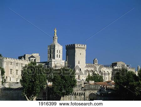 Stock Photo - Palais Des Papes. Fotosearch
