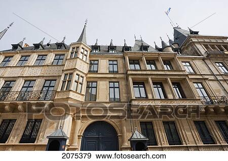 Palais Grand Ducal (Palace Of The Grand Dukes), Luxembourg View Large Photo Image Stock Photo - Palais Grand Ducal (Palace Of The Grand Dukes), Luxembourg. Fotosearch
