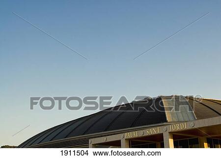 Picture - Palau Sant Jordi, Barcelona, Spain. Fotosearch