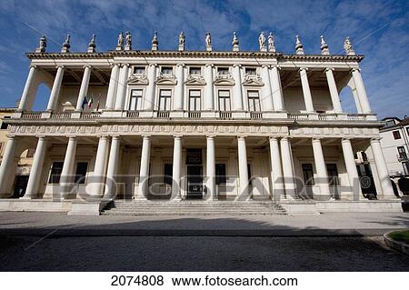 Palazzo Chiericati By Architect Andrea Palladio, Vicenza, Italy View Large Photo Image Stock Photo - Palazzo Chiericati By Architect Andrea Palladio, Vicenza, Italy. Fotosearch