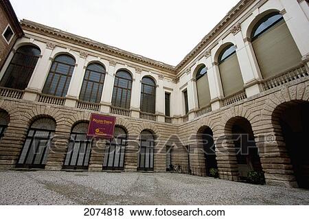 Stock Photo - Palazzo Thiene By Architect Andrea Palladio, Vicenza, Italy. Fotosearch
