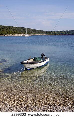 Stock Image - Palmizana Island, near Hvar; Croatia. Fotosearch