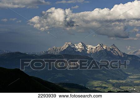 Stock Photo - Panoramic mountain view from the Hornk. Fotosearch