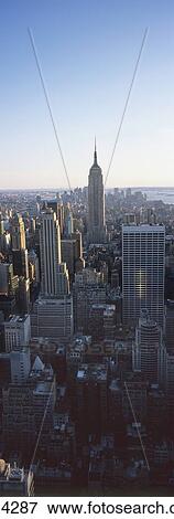Panoramic View Of Empire State Building View Large Photo Image Stock Photo - Panoramic View Of Empire State Building. Fotosearch