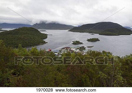 Panoramic View Of Moraleda Channel And The Chonos Archipelago From The Hill In Puerto Aguirre, Aysen Region, Chile View Large Photo Image Stock Photo - Panoramic View Of Moraleda Channel And The Chonos Archipelago From The Hill In Puerto Aguirre, Aysen Region, Chile. Fotosearch