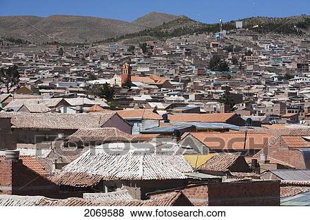 Stock Photo - Panoramic View Of Potos. Fotosearch