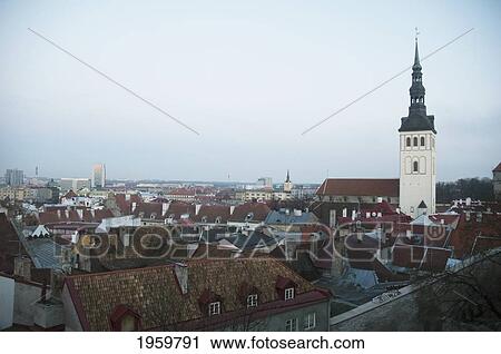 Panoramic View Of Tallinn From Toompea, Estonia View Large Photo Image Stock Image - Panoramic View Of Tallinn From Toompea, Estonia. Fotosearch
