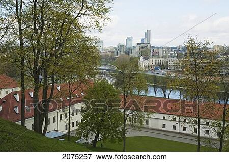 Stock Photo - Panoramic View Of Vilnius From The Upper Castle, Lithuania. Fotosearch