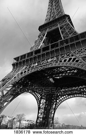 Paris, France; Low Angle View Of The Eiffel Tower View Large Photo Image Stock Photo - Paris, France; Low Angle View Of The Eiffel Tower. Fotosearch