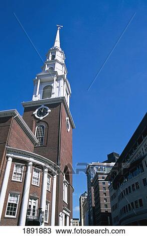 Park Street Church View Large Photo Image Stock Image - Park Street Church. Fotosearch