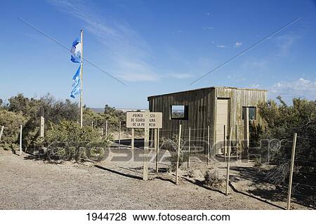 Park warden's hut, Punta Loma, Chubut, Argentina View Large Photo Image Stock Photo - Park warden's hut, Punta Loma, Chubut, Argentina. Fotosearch